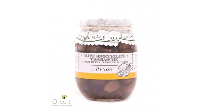 Pitted Olives Taggiasche Anfosso in jar 185g