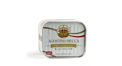Fillet of Anchovies in White Tin 310 g Recca