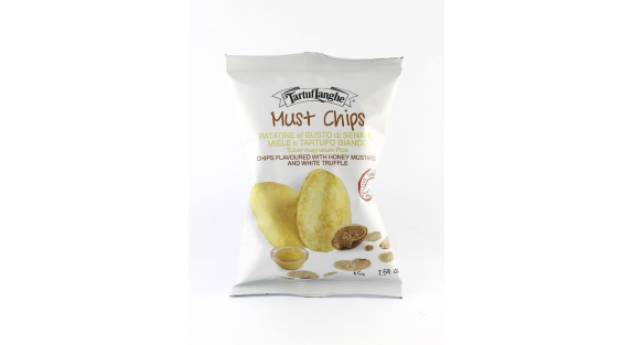 Mustard, Honey, white Truffle Chips 45g - TartufLanghe